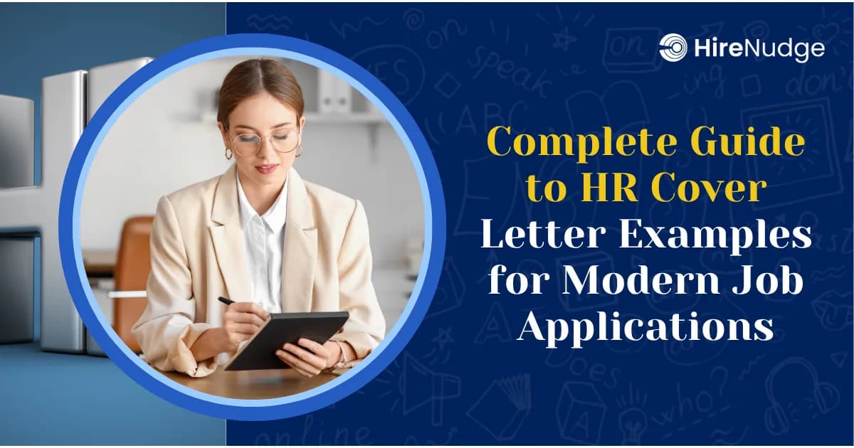 Complete Guide to HR Cover Letter Examples for Modern Job Applications - HireNudge